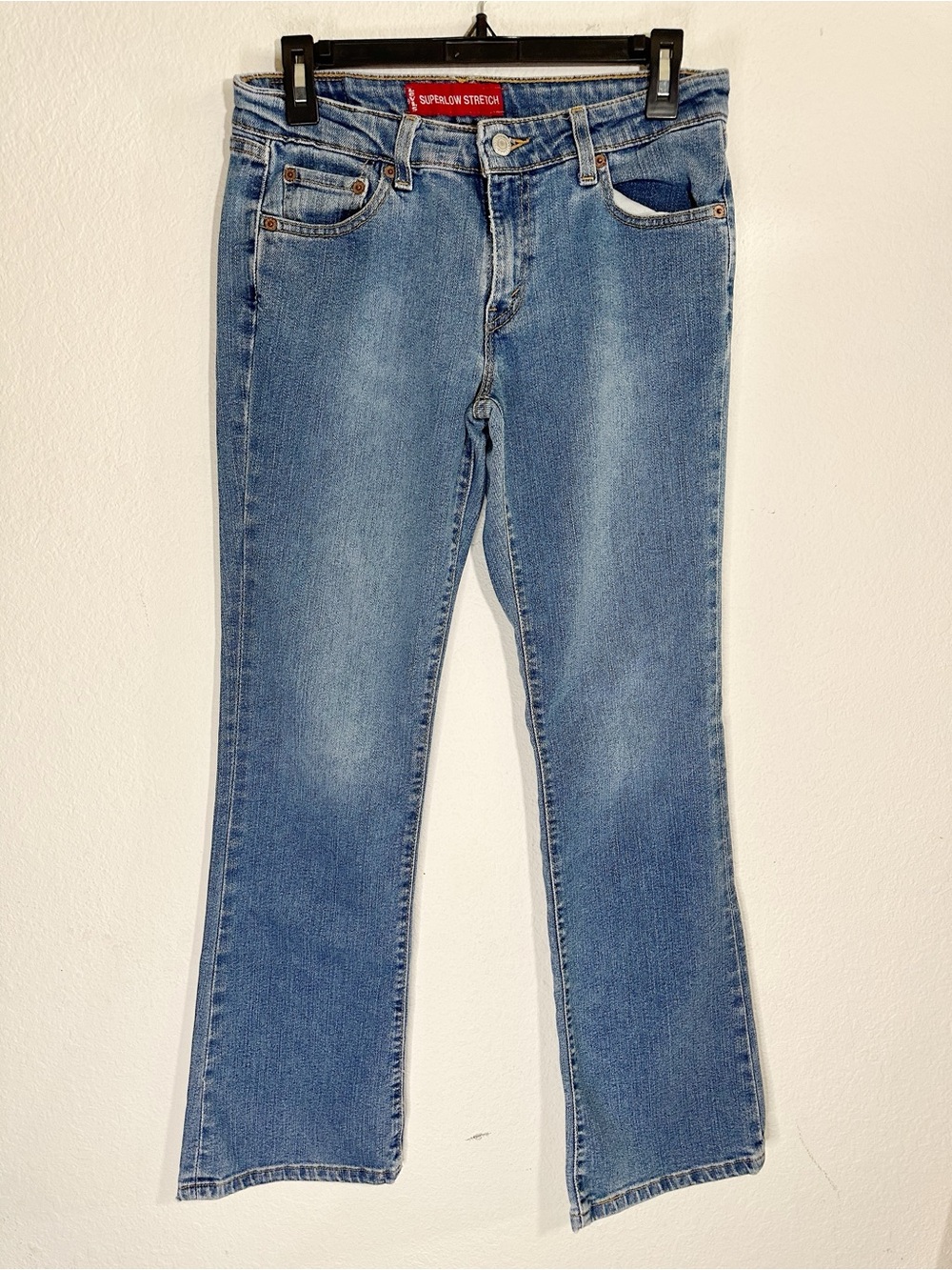 Vintage Levi's 518 Superlow Stretch Bootcut Jeans Size 9 Junior